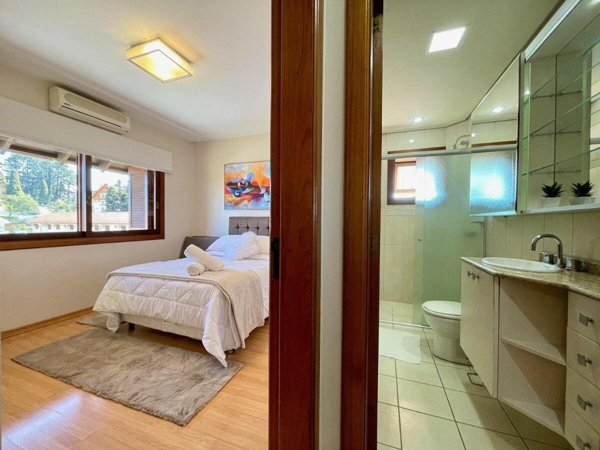 Apartamentos Jardim Da Serra Centro By Achei Gramado Exteriör bild