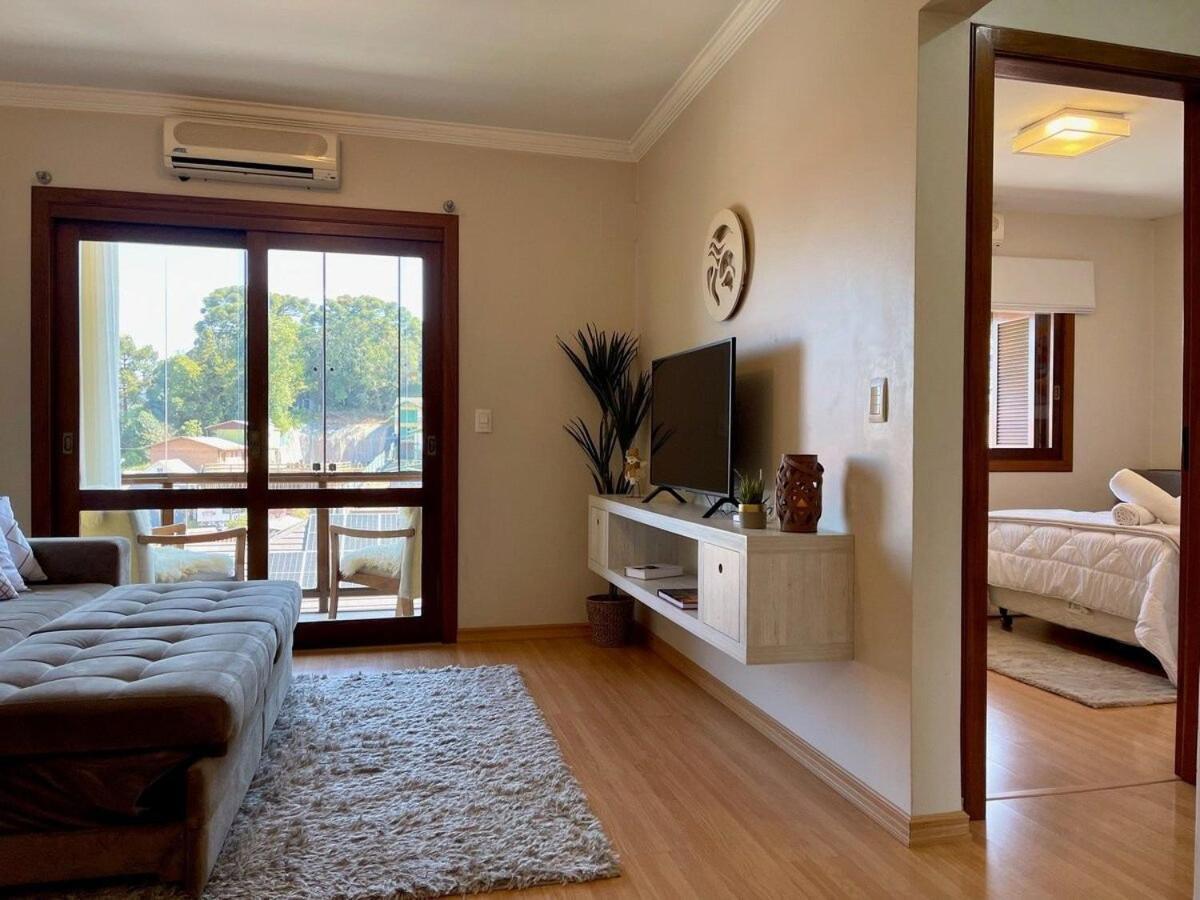 Apartamentos Jardim Da Serra Centro By Achei Gramado Exteriör bild