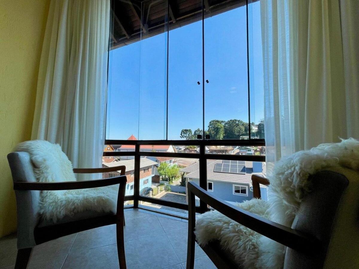 Apartamentos Jardim Da Serra Centro By Achei Gramado Exteriör bild